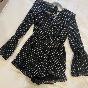 Endless Rose Polka Dot Romper